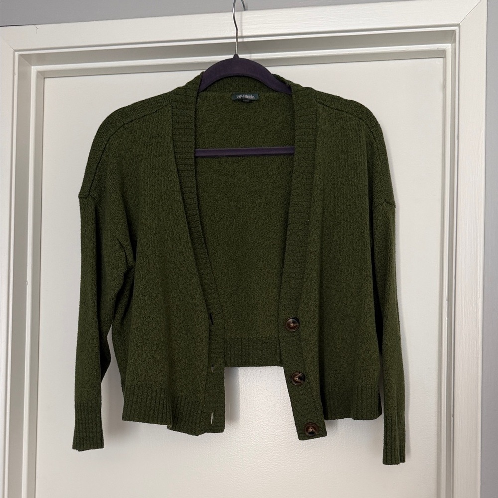 Wild Fable Forest Green Cardigan